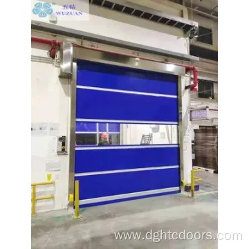 Exterior PVC Roll Up Shutter Door For Factory